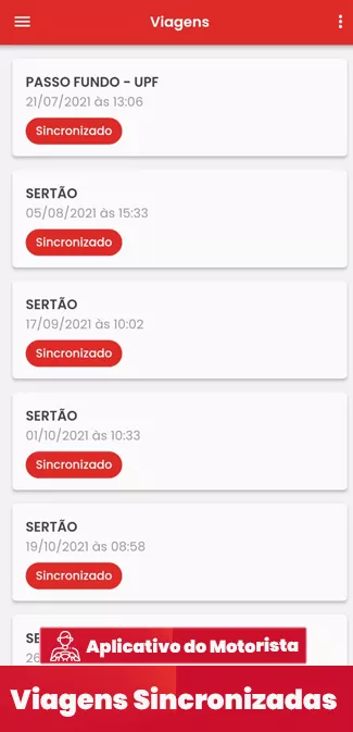 Sistema Transporte - motorista-viagens-sincronizadas