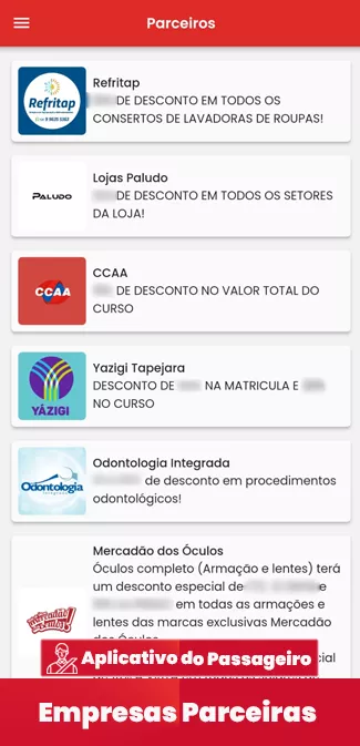 Sistema Transporte - passageiro-empresas-parceiras